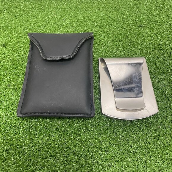 Storus Smart Pocket Smart MoneyClip Money Clip - Silver Metal w/ Bag - Picture 2 of 2